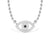 Evil Eye Lab-Grown Diamond + Solid Gold Pendant Necklace