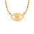 Evil Eye Lab-Grown Diamond + Solid Gold Pendant Necklace