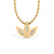 3 Petal Marquise Lab-Grown Diamond + Solid Gold Pendant Necklace