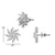 Pinwheel Lab-Grown Diamond Stud + Solid Gold Earrings