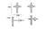 Cross Lab-Grown Diamond  + Solid Gold Stud Earrings