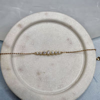 Round Brilliant Lab-Grown Diamond Bezel-Set Seven-Stone Bracelet 0.9 TCW - 18K Yellow Gold