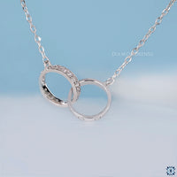 Semi Pavé Love Link Chain Bracelet