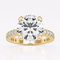 Round Brilliant Lab-Grown Diamond Pavé Ring