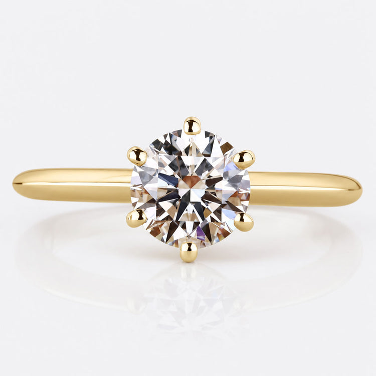 Round Brilliant Cut Lab-Grown Diamond Hidden Halo Ring 0.5 - 3 CT