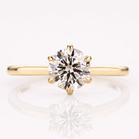 Round Cut Lab-Grown Diamond Solitaire Ring 0.5 - 3 CT