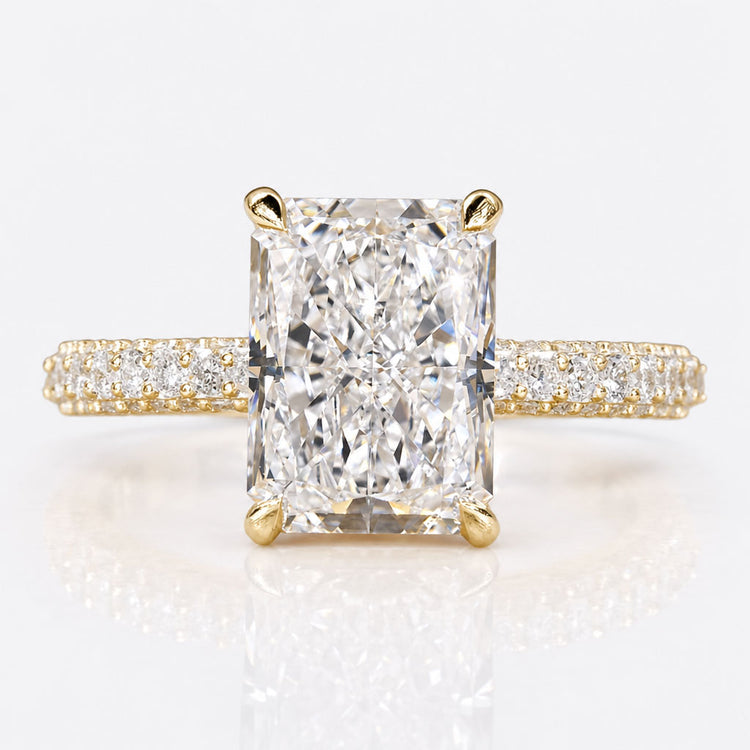 Radiant Cut Lab-Grown Diamond Ring 1 - 3.2 CT