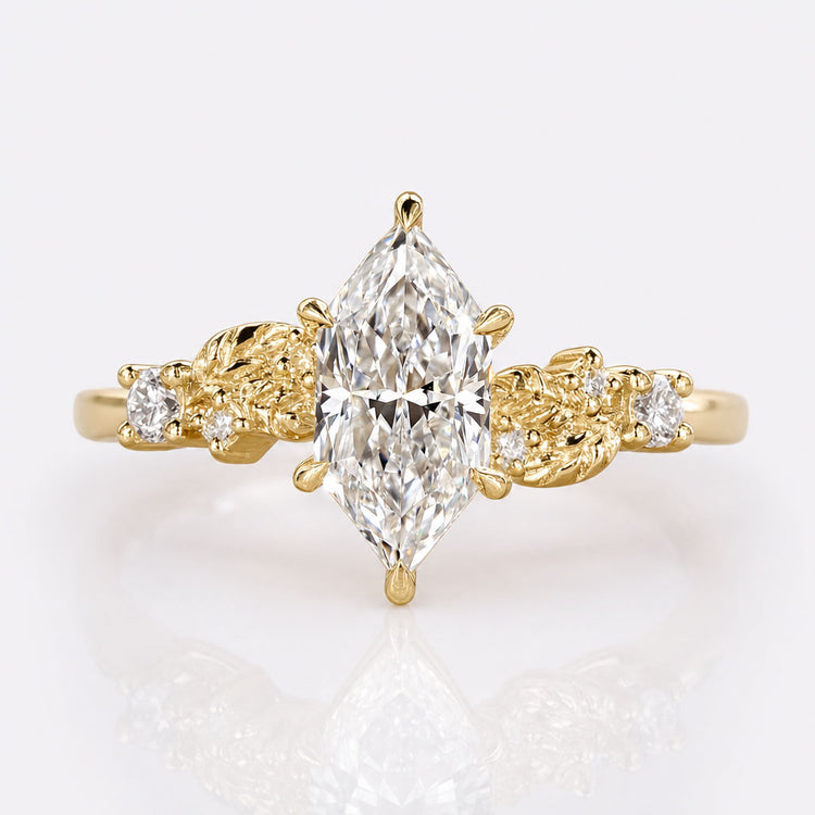 Dutch Marquise Lab-Grown Diamond Nature Inspired Ring 1 – 3 CT