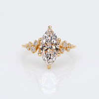 Marquise Lab-Grown Diamond Snowdrift Cluster Ring 1 - 2 CT