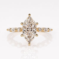 Dutch Marquise Lab-Grown Diamond Bubble Band Ring 1 – 3 CT