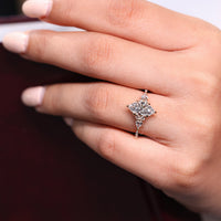 Lab grown marquise diamond engagement ring design.