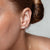 Pinwheel Lab-Grown Diamond Stud + Solid Gold Earrings