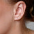 Lightning Bolt Lab-Grown Diamond Stud + Solid Gold Earrings