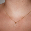 Make a Wishbone Lab-Grown Diamond + Solid Gold Pendant Necklace