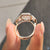 Asscher cut engagement ring in yellow gold, designed for elegance.