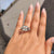 Tapered shank ring crafted in yellow gold for a smooth, sophisticated look.