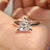 2.03 CT Moissanite Trillion Cut Beautiful Moissanite Solitaire Engagement Ring