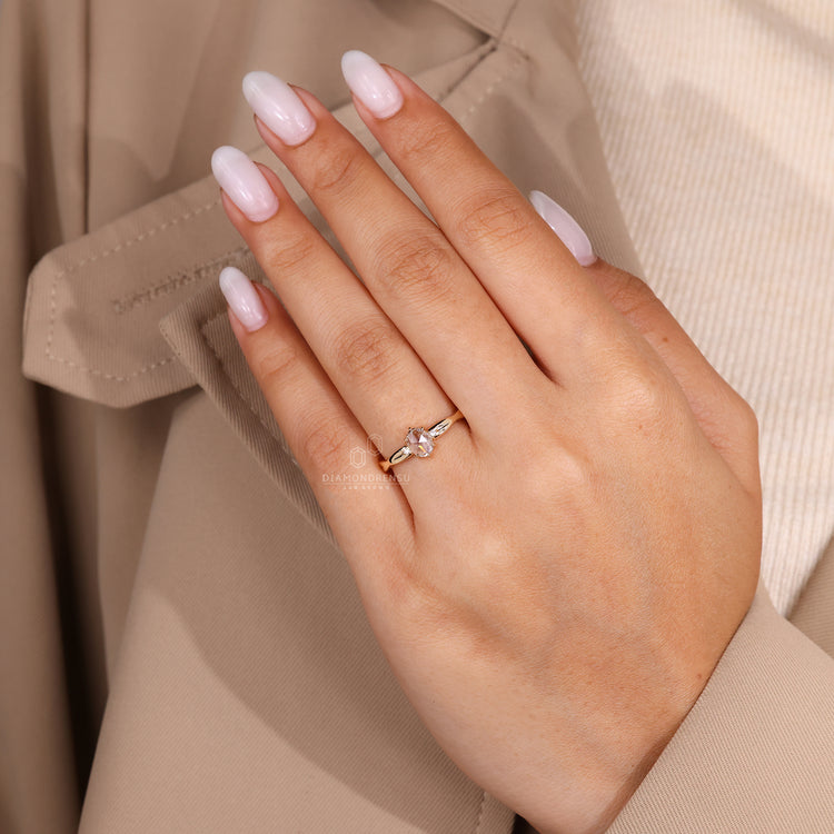 IGI certified 3 stone diamond ring.