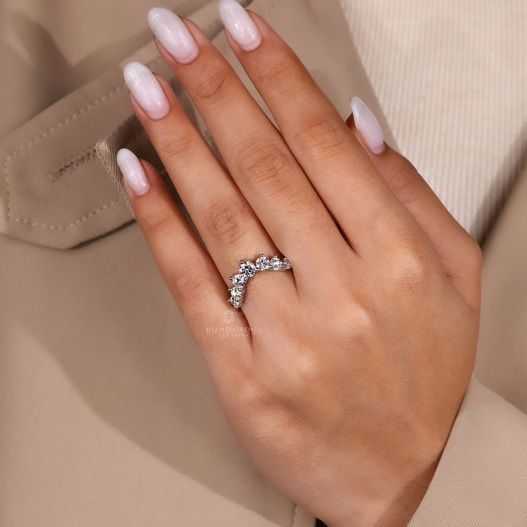 Matching band for engagement ring.