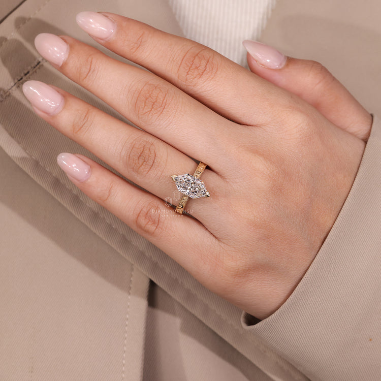 IGI certified vintage diamond ring.