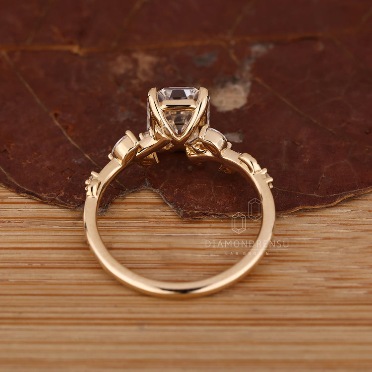 Emerald old European cut ring available in 1 to 2 CT.