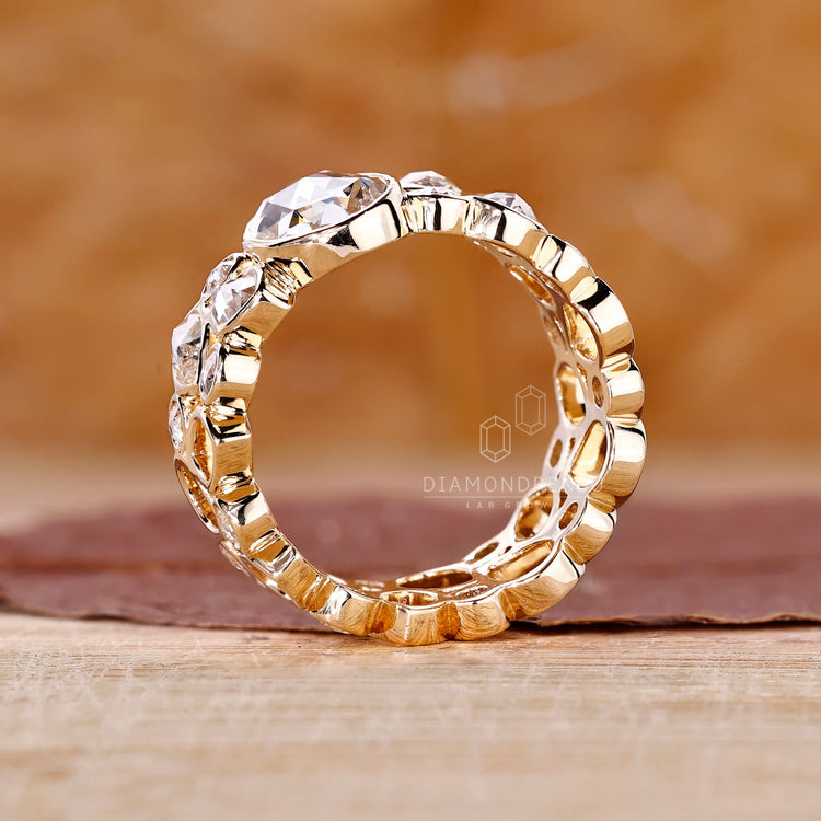 Handmade ring crafted to perfection with intricate details.