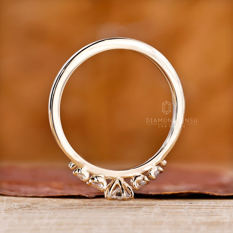 IGI certified and made as a 5 stone ring.