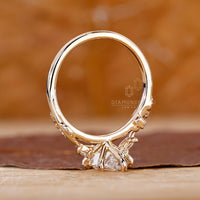 Buy Engagement ring with nature inspired ring.