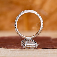 Buy Engagement ring with pave setting.