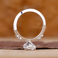 Buy Engagement ring with white gold ring.