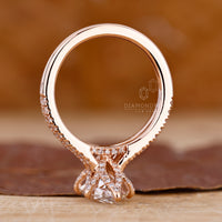 Buy Engagement ring with rose gold engagement ring.