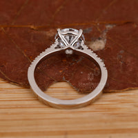 Buy Engagement ring in white gold diamond ring.