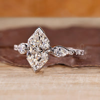 Diamondrensu AU handmade Dutch marquise ring.