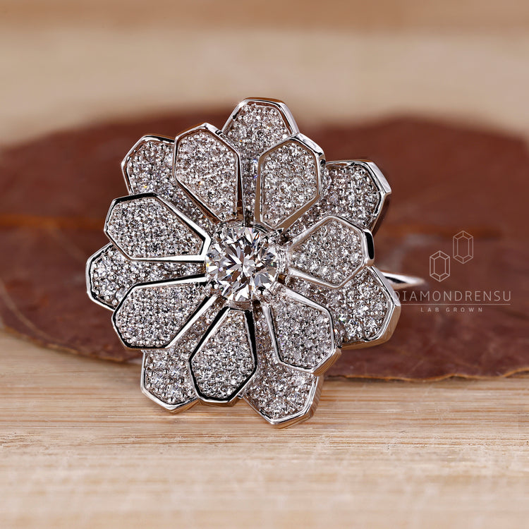 Diamondrensu AU handmade vintage diamond ring.