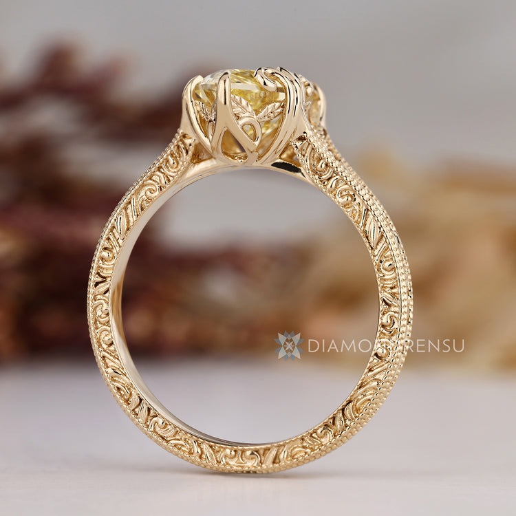 Dutch marquise diamond ring with vintage milgrain setting.