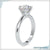 Solitaire round engagement ring designed for those who love classic style.