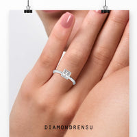 Beautiful bezel engagement ring with a lab grown diamond for extra brilliance.