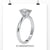 Gold solitaire oval engagement ring with stunning elegance and sparkle.