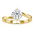 Bypass engagement ring with a round diamond and secure basket setting. Bypass engagement ring with a round diamond and secure basket setting.