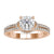 Halo Engagement Rings With Split Shank featuring a stunning pave setting for added brilliance. Halo Engagement Rings With Split Shank featuring a stunning pave setting for added brilliance.