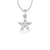 Flower Petal Marquise Cut Lab-Grown Diamond + Solid Gold Pendant Necklace