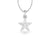 Flower Petal Marquise Cut Lab-Grown Diamond + Solid Gold Pendant Necklace