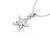 Flower Petal Marquise Cut Lab-Grown Diamond + Solid Gold Pendant Necklace