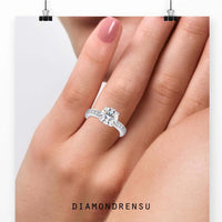 2 carat round cut diamond ring for bold elegance and sparkle.