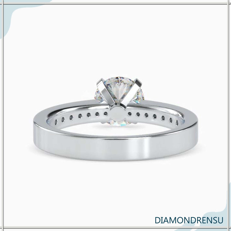 Lab grown diamond ring, offering a sustainable and beautiful alternative.