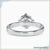 1 carat round diamond ring with a beautiful, simple ring design.