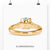 Round solitaire engagement ring for timeless beauty and elegance.
