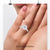 1 carat round diamond ring in a classic cathedral ring setting with pave accents.