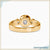 Diamondrensu engagement ring featuring a 3 carat cushion cut lab grown diamond, IGI certified.