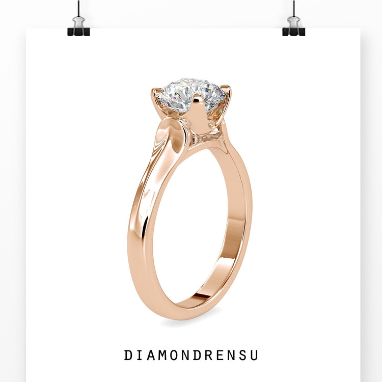 Lab grown diamond ring offering sustainable brilliance and style.